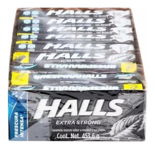 Halls Strong-lyptus X12 Unidades 