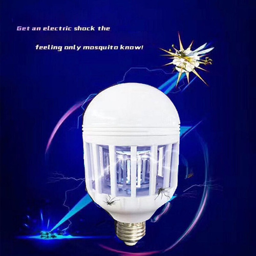 Eliminador De Mosquitos De 15w Foco Mata Insectos Lampara