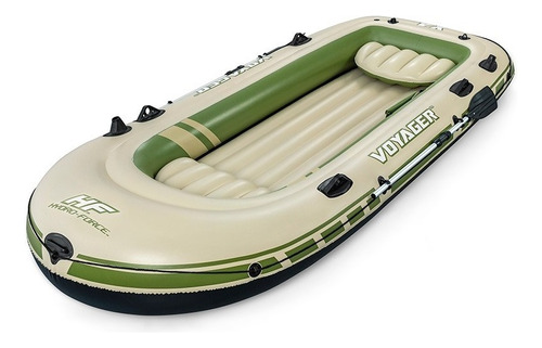 Bote Inflable Lancha Balsa Voyager X4 Con Remos 4 Personas