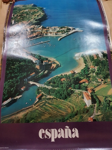 Antiguo Afiche Turistico Original-españa- Viscaya- A94