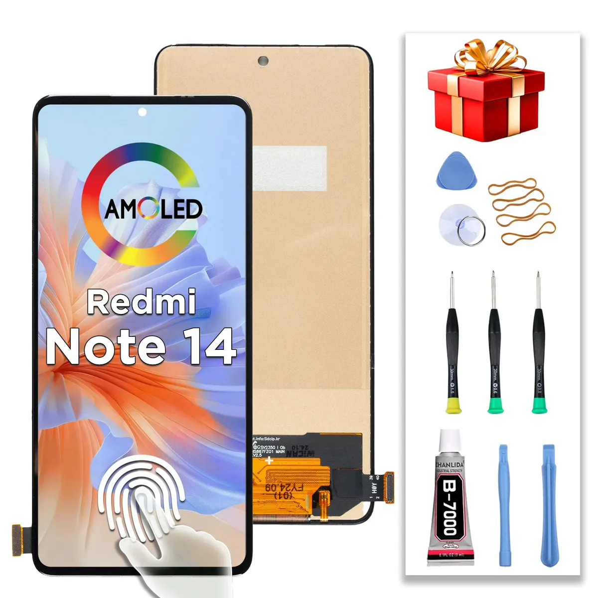 Ecrã LCD AMOLED Redmi Note 14 4G 24117RN76L 24117RN76G