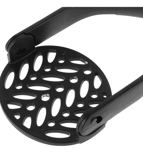 Triturador De Patatas Manual Plegable Con Mango Negro, Frijo