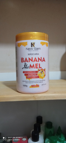 Mascara De Reconstrução E Nutricão Capilar Banana E Mel 1kg