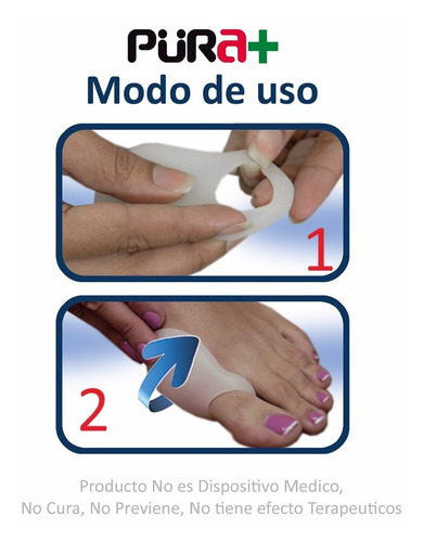 Protector Juanete Ortopedico Pie Pura+ (2 Pares)