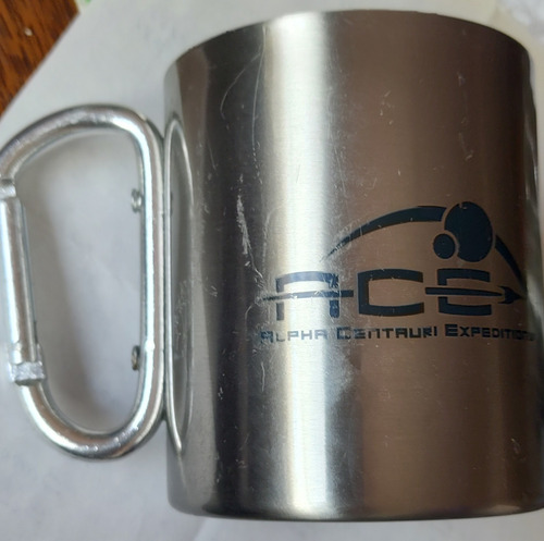 Taza Aluminio Avatar Pandora Y Mapa Disney Original 300 Ml Plateado Alpha Centarure Expeditions Pandora Ecotours (Usado)