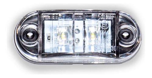 Lanterna Lateral 2 Leds Smd 12/24v Cristal  Carreta Tarponn