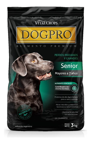 Alimento Balanceado Premium Dogpro Senior 3 Kg