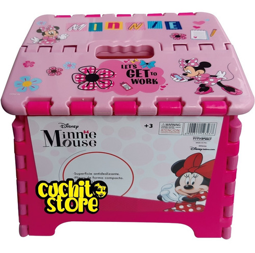 Piso Plegable Infantil Minnie Mouse Disney Niña Alzador