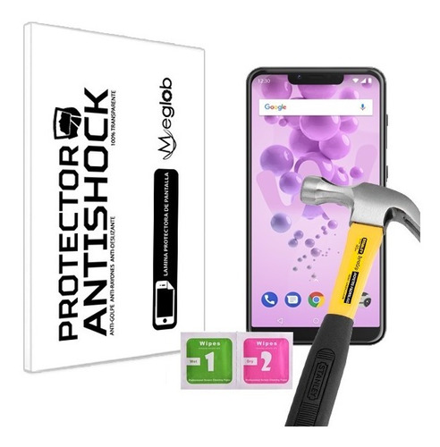 Protector Lamina Pantalla Antishock Wiko View 2 Go