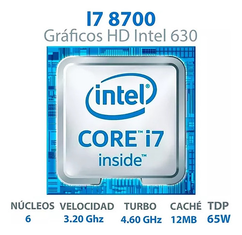 Procesador Intel Core I7-8700