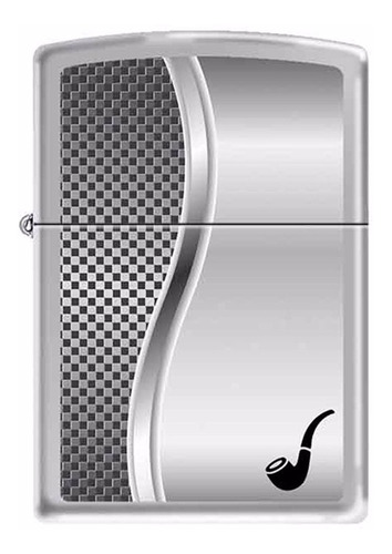 ¡ Encendedor Zippo Pipe Brushed Chrome Para Pipa Plateado !!