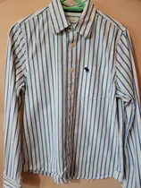 Comprar Camisa Niño 14-16 Xl Abercrombie & Fitch Saldo Origina Azul 