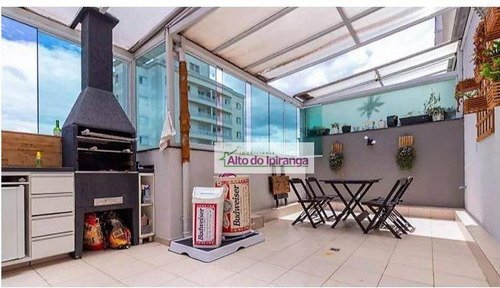 Imagem 2 de 22 de Cobertura Com 2 Dormitórios, 88 M² - Venda Ou Aluguel - Vila Vera - São Paulo/sp - Co0127