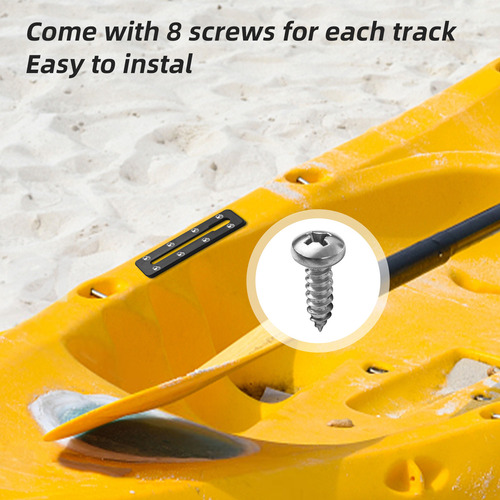 Accesorios Para Kayak Mount Track, 1 Par De Rieles De Plásti