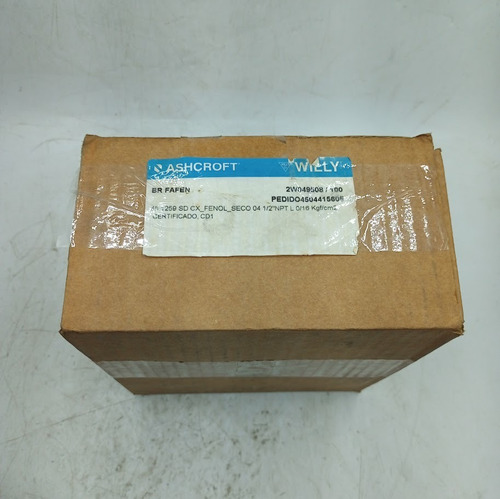 Manômetro Ashcroft 115mm 1/2npt 16 Kgf/cm²