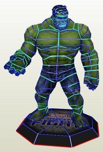 Planos Estatua Hulk De 80 Cm Vengadores Spiderman Iron Man