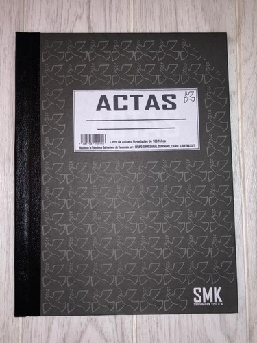 Libro Foliado De Actas 300 Al Mayor Despacho Gratis Nacional