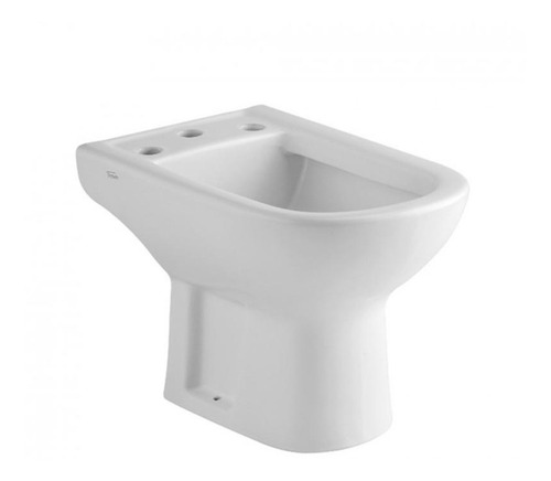 Imagen 4 de 6 de Combo Ferrum Bari Bidet + Inodoro Corto Blanco Baño Completo