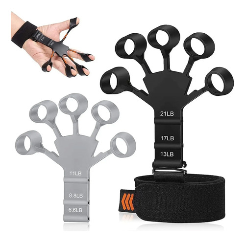 Ejercitador De Dedos Y Antebrazos Finguer Grip Black