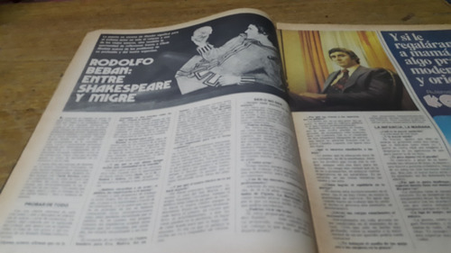 Revista Clarin N° 11353 Año 1977 Rodolfo Beban 