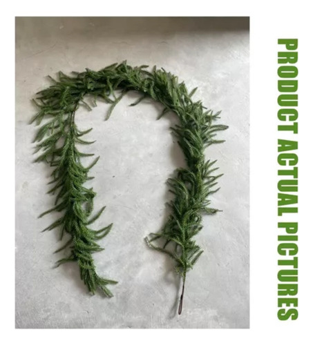 Real Touch Pine Garland De Norfolk, Pine Garland