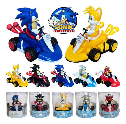Dr Eggman - Sonic The Hedgehog (con Caja) 13 Cms, A Friccion