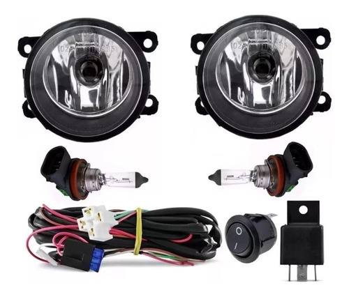 Kit Farol Milha Auxiliar Renault Kwid 2017 A 2020 +s Brinde