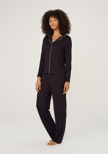 Pijama Longo Feminino Hering