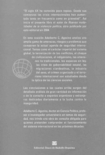 Megatendencias En Seguridad Internacional, Adalberto Agozino