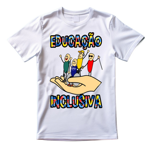 Camiseta Unissex Professor Professora Educação Inclusiva