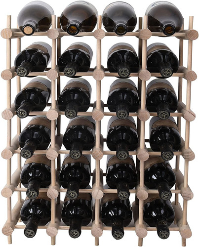Gabinete Estante Modular 24 Botellas De Vino Almacenamieno
