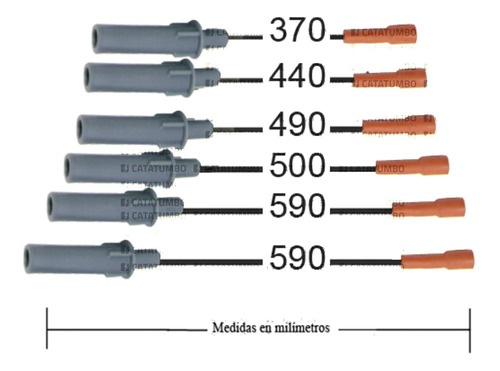 Cables De Bujia Chrysler Caravan 3300 Ega V6 2001 - 2007