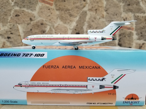 Avión Boeing 727-100 Fam Tp-01 Quetzalcoatl En Escala 1:200