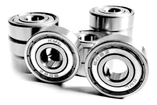 Imagen 2 de 4 de Set De 8 Rulemanes 608zz Skate Longboard Patines Monopatines