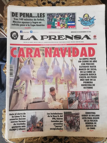 Periódico La Prensa N° 34734 Noviembre 2023