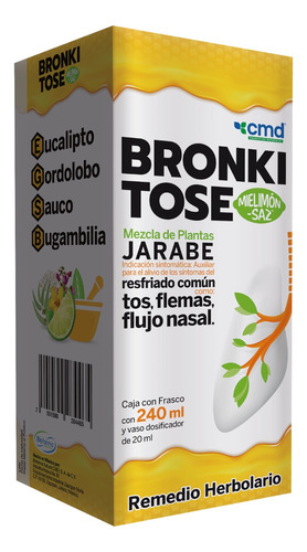 Bronkitose Jarabe | Mezcla De Plantas | Remedio Herbolario