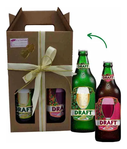 Chopp De Vinho Draft Tinto E Branco 2 Garrafas P/ Presente