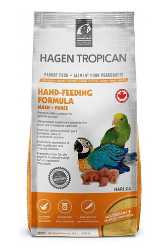 Papilla Tropican Mezcla Crianza 400grs Loro Aves 