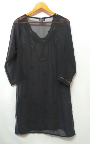 Vestido Dama Transparente TĂșnica Talle M Canoa Que Cataleya (Usado)