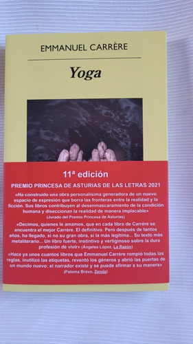 Imagen 3 de 3 de Yoga Emmanuel Carrere Anagrama Panorama De Narrativas