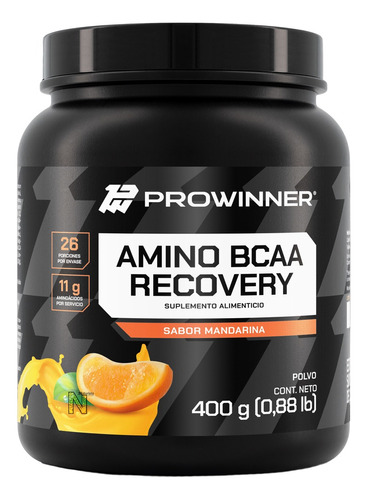 Amino Bcaa Recovery (naranja) Mandarina 400 Gr Prowinner