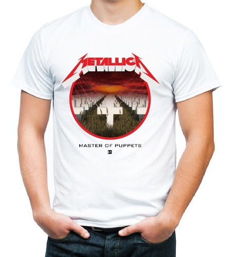 Remera / Metallica / Talles Para Caballeros, Damas Y Niños.