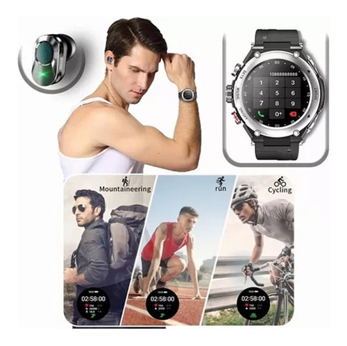 Reloj Inteligente 2 En 1 Con Audífonos Bluetooth Tws Para Xi