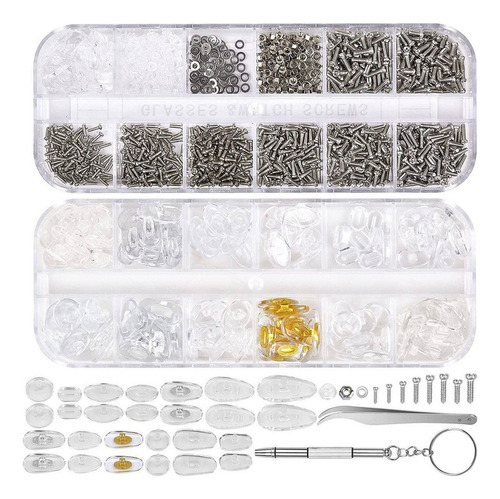 Kit De Herramientas De Reparación De Gafas, 1167 Piezas, Con