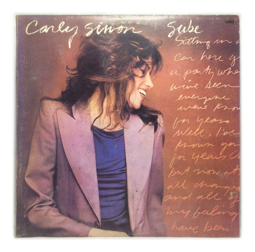 Vinilo Carly Simon Sube (come Upstairs) Lp Argentina 1980