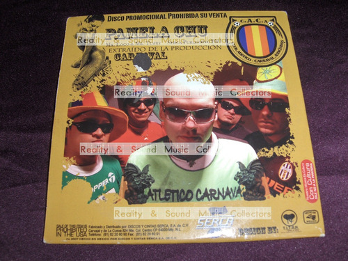 Club Atletico Carnaval Pamela Chu Cd Single Promo Raro (Usado)