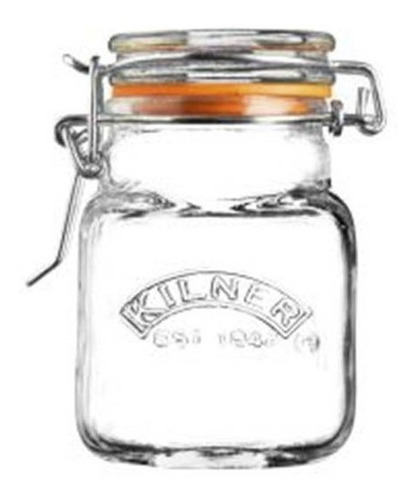 Frasco Clip Cuadrado Con Tapa 70 Ml Kilner Color Transparente