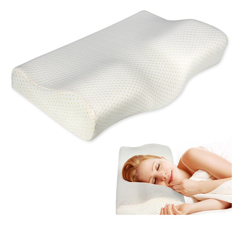 Almohada Viscoelástica Gel Ajustable Ortopedica Cervical