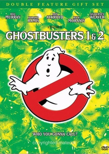 Dvd Ghostbusters 1 & 2 Gift Set + Librito (2 Discos)