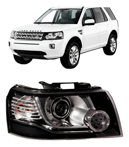 Farol Freelander 2 2006 A 2013 D3s C/ Led E Mascara 12 Pinos